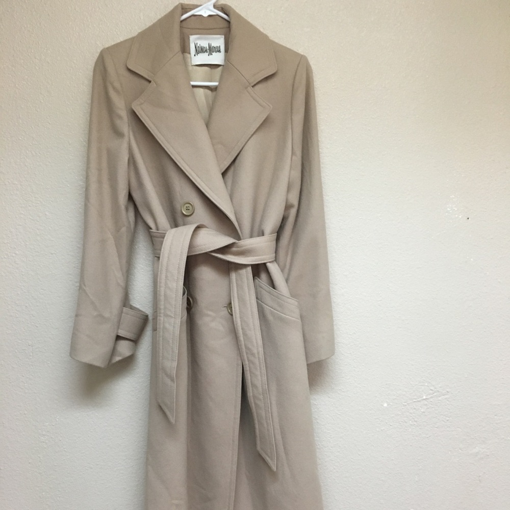 Gorgeous Neiman Marcus Full Length Trench-coat
